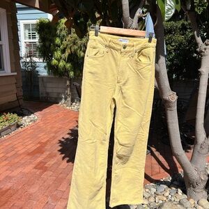 Yellow Corduroy Pants